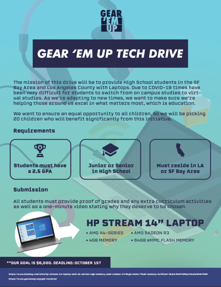 Gear ‘Em Up Tech Drive